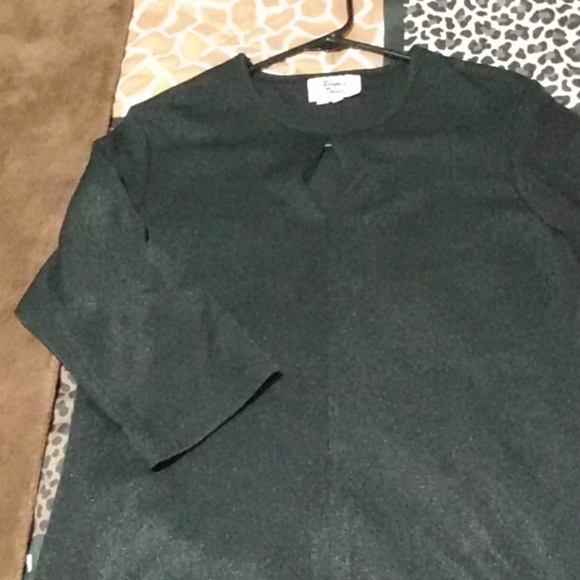 Black polyester blouse - Picture 4 of 4